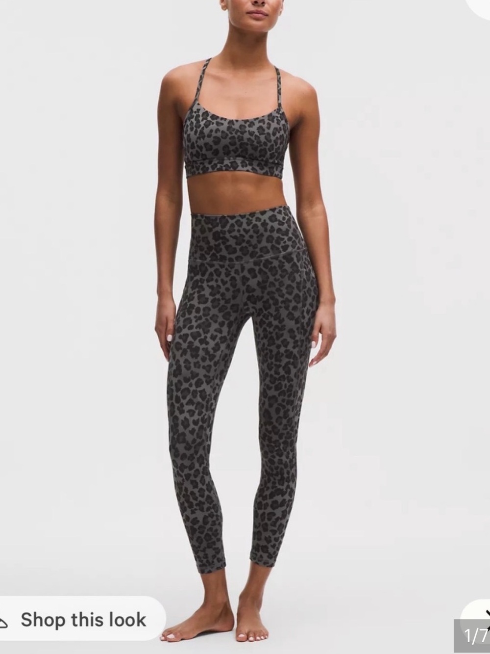 NWT!🍋🍋Lululemon Wunder Train HR Tight 28”🍋🍋. Size 8. True Leopard Black Multi.